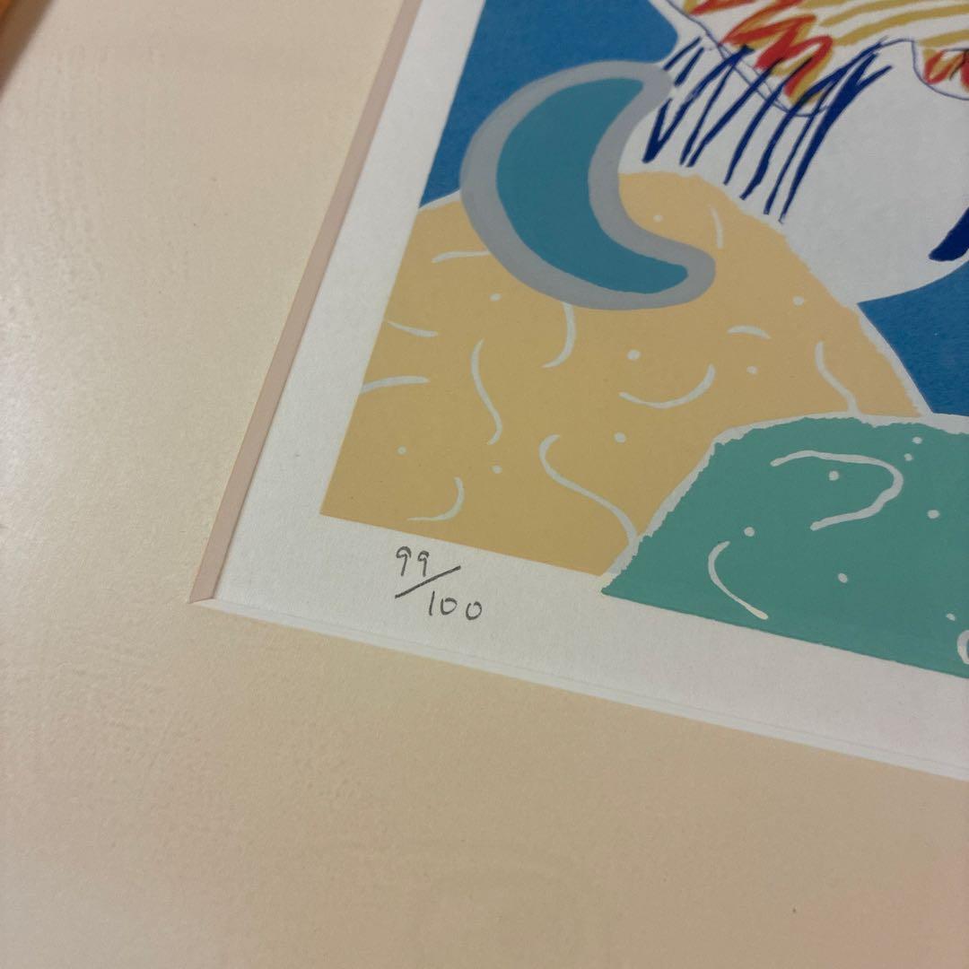 浅野モオム　版画　Sparkle fish