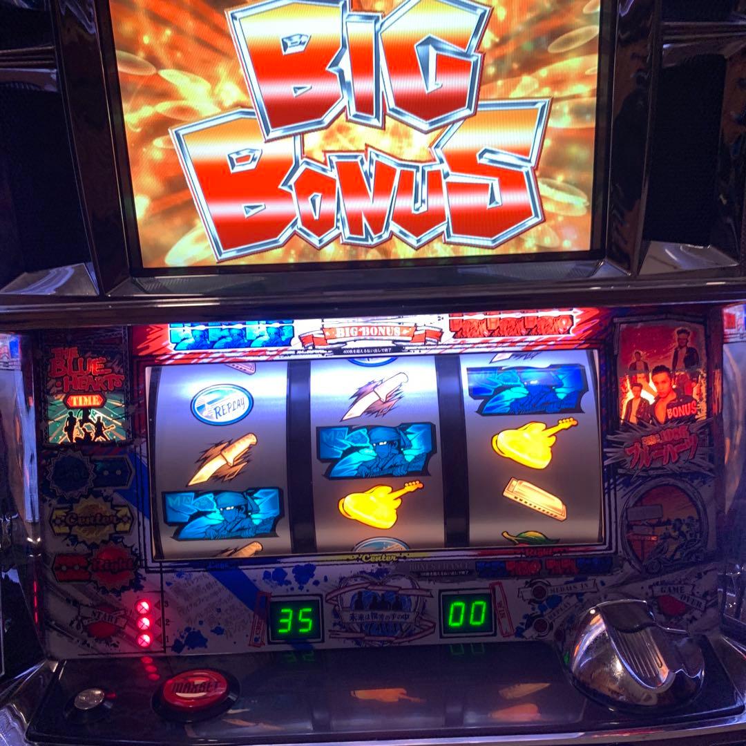 希少】ザ・ブルーハーツ パチスロ 実機 コイン不要機 スロット 銀座