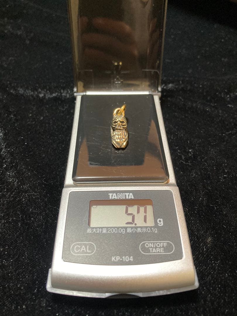 チビSkull Pendant 真鍮