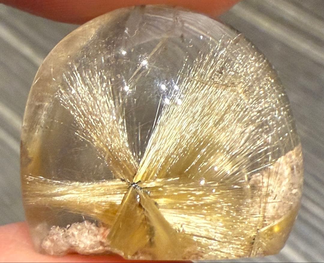 高品質♡ 太陽放射ルチル ガーデンルチルインクォーツ 置物 天然石