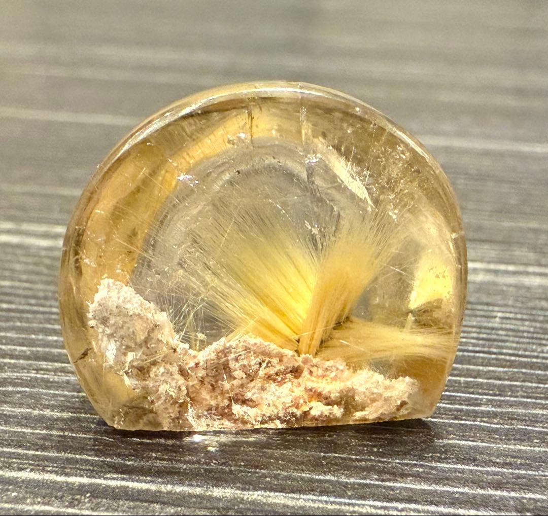 高品質♡ 太陽放射ルチル ガーデンルチルインクォーツ 置物 天然石