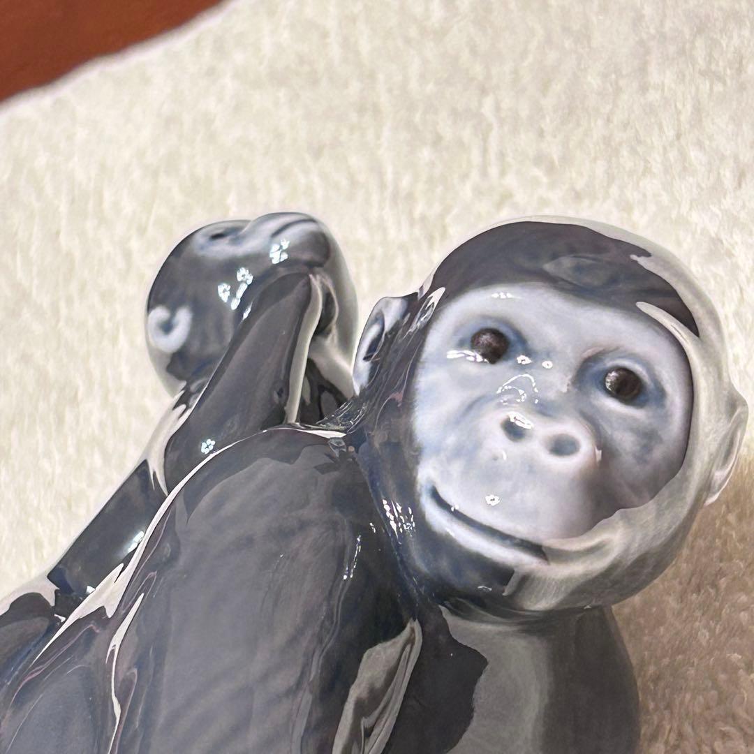 レア☆ ロイヤルコペンハーゲン フィギュリン ゴリラ フィギュリン