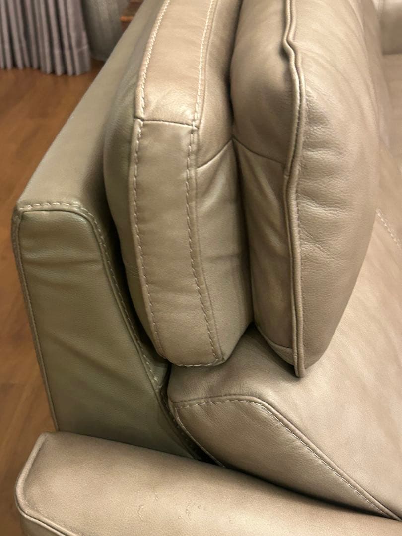 3人掛け電動リクライニングソファ ベージュ