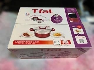 【新品未開封】ティファール 圧力鍋 5.2L クリプソ ミニット デュオIH対応