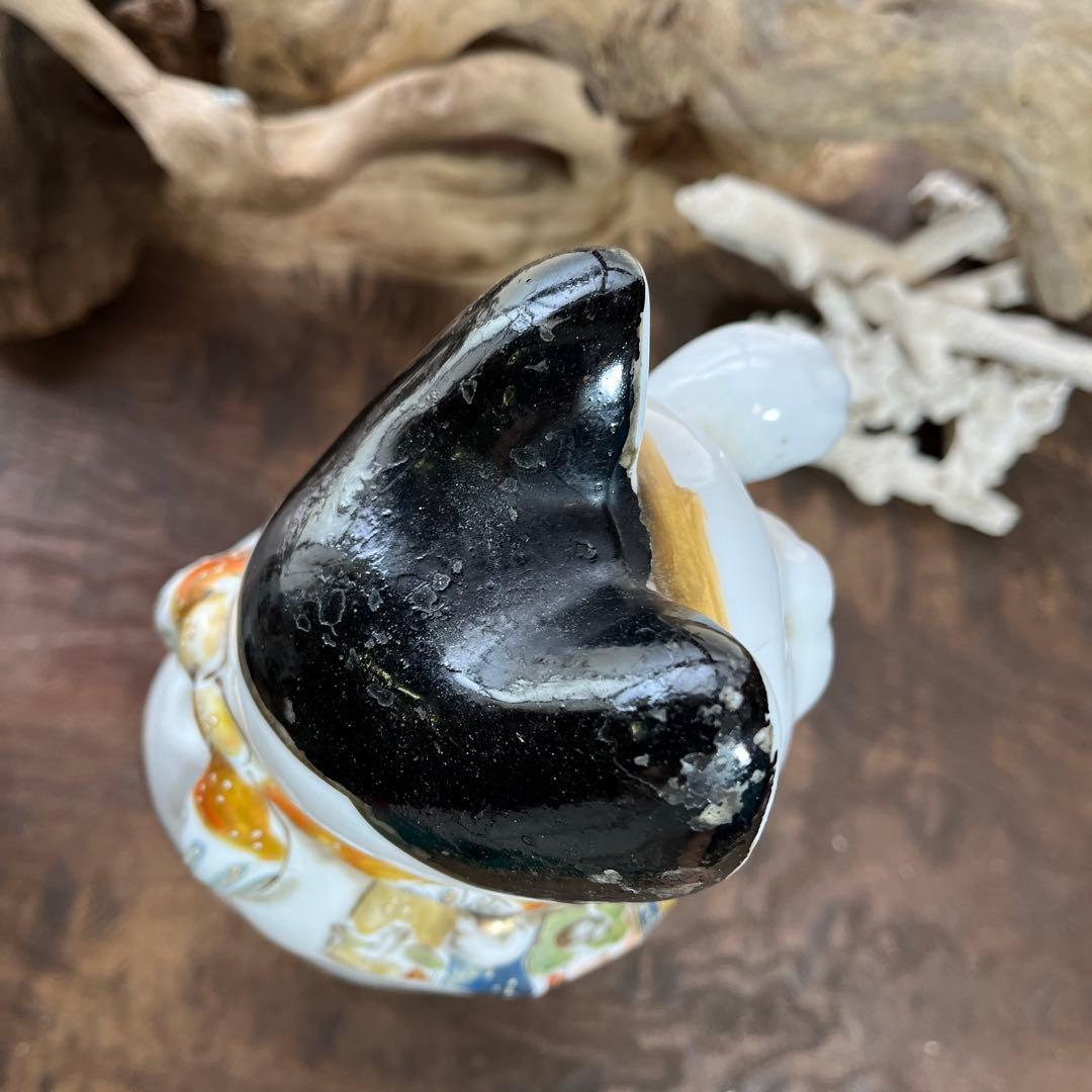 古瀬戸／招き猫／骨董／希少／縁起物／招き猫／アンティーク