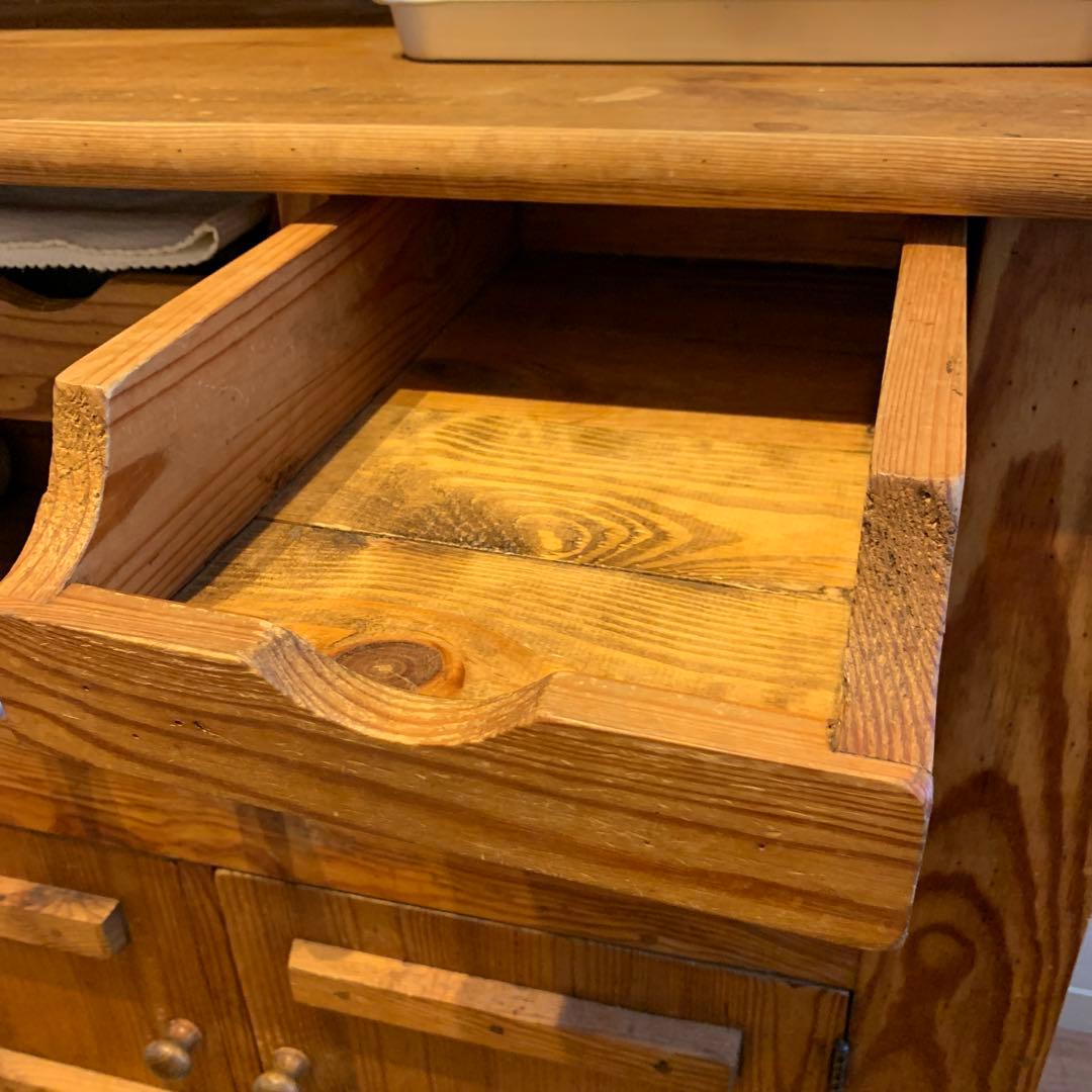 木製ワインラック　カウンター　食器棚