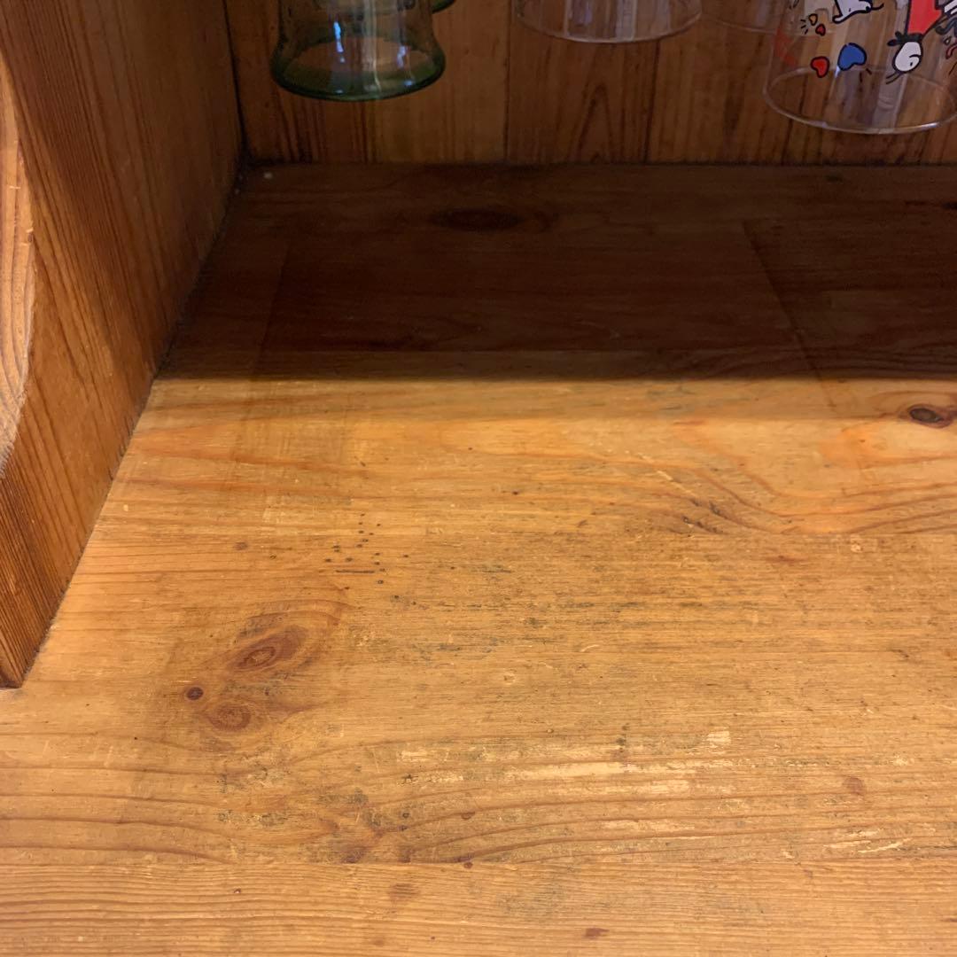 木製ワインラック　カウンター　食器棚