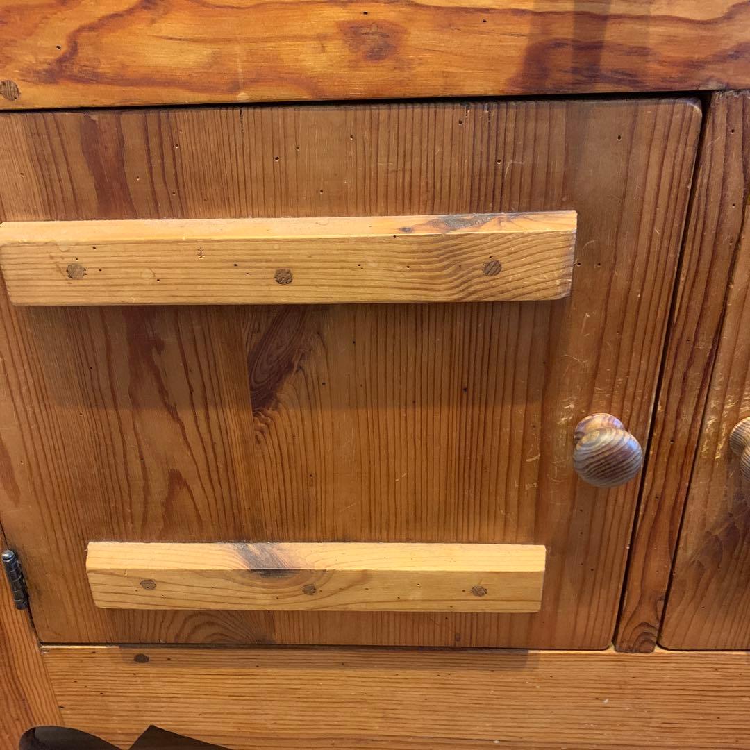 木製ワインラック　カウンター　食器棚