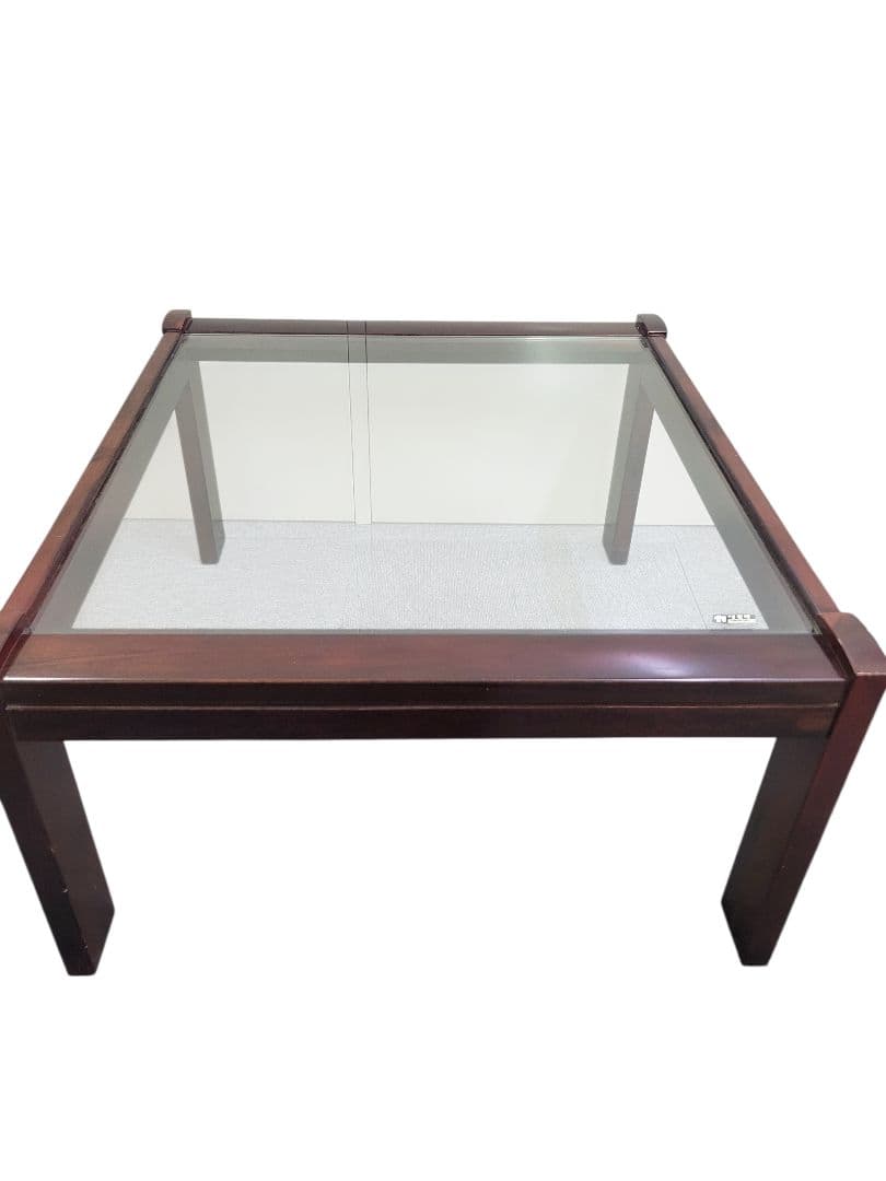 カリモク ガラステーブル センターテーブル ローテーブル