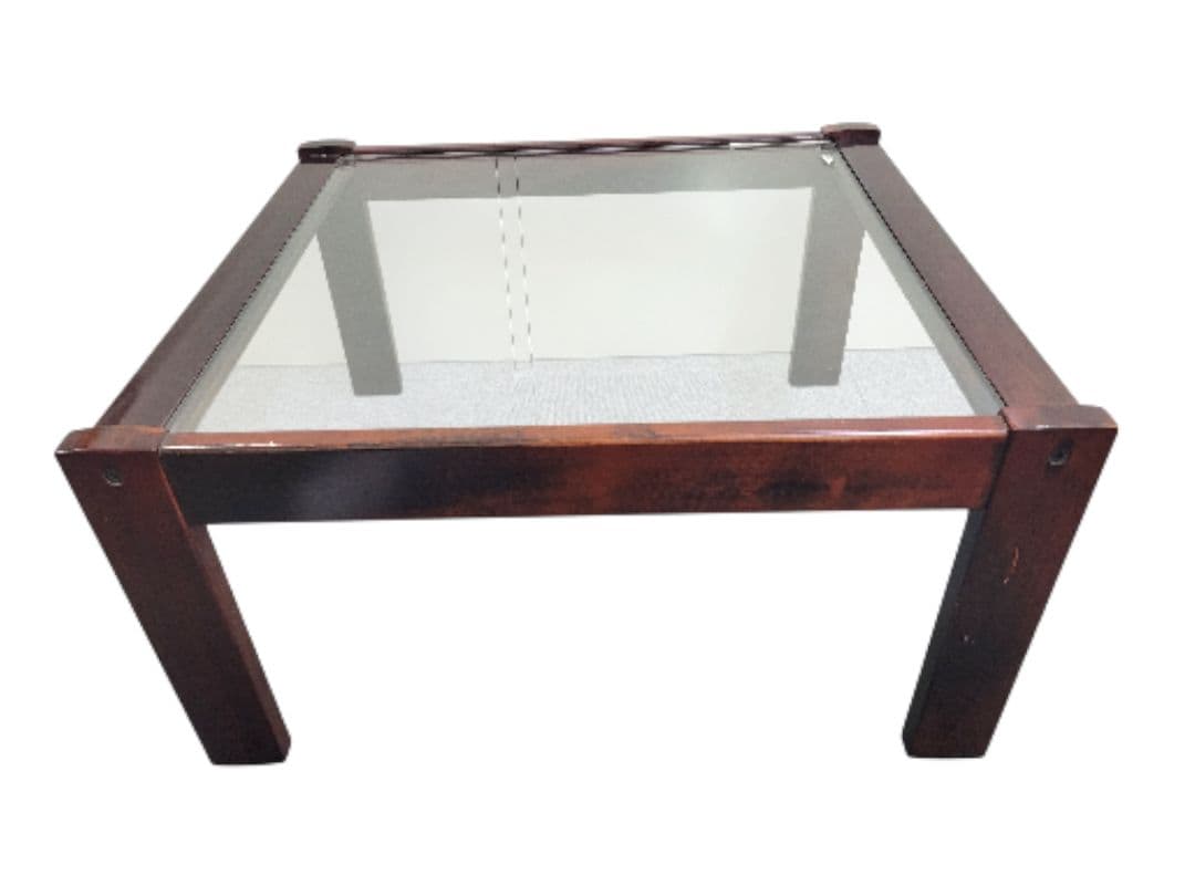 カリモク ガラステーブル センターテーブル ローテーブル