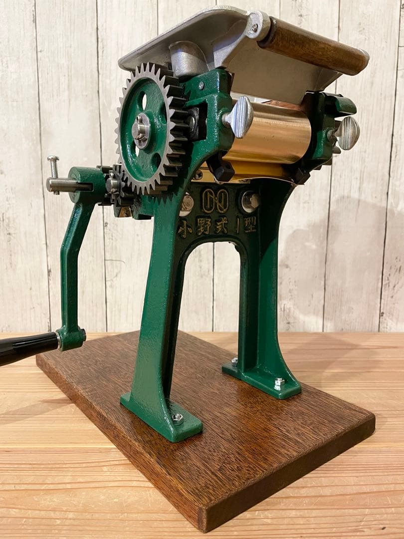 小野式製麺機【2510-09】説明書コピー.トラブル予防運用ガイド.麺帯ハンガー