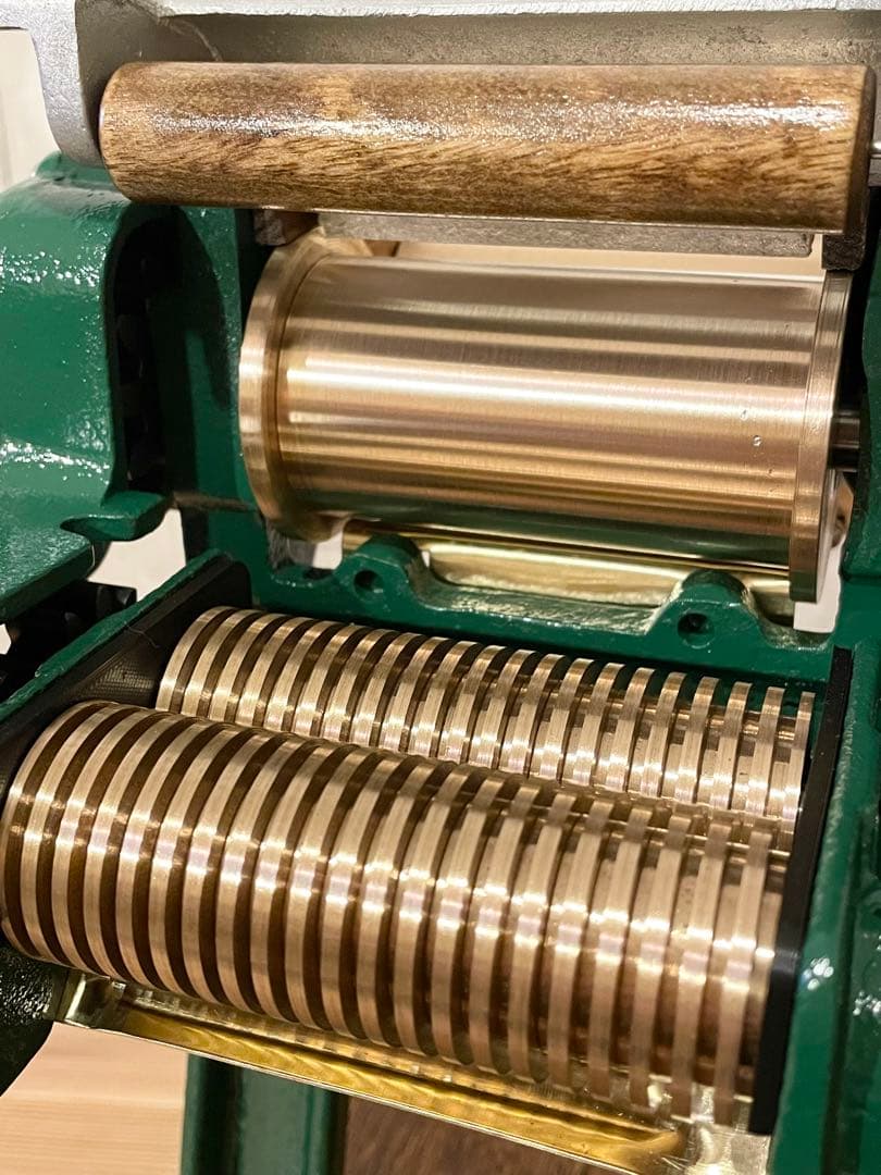 小野式製麺機【2510-09】説明書コピー.トラブル予防運用ガイド.麺帯ハンガー