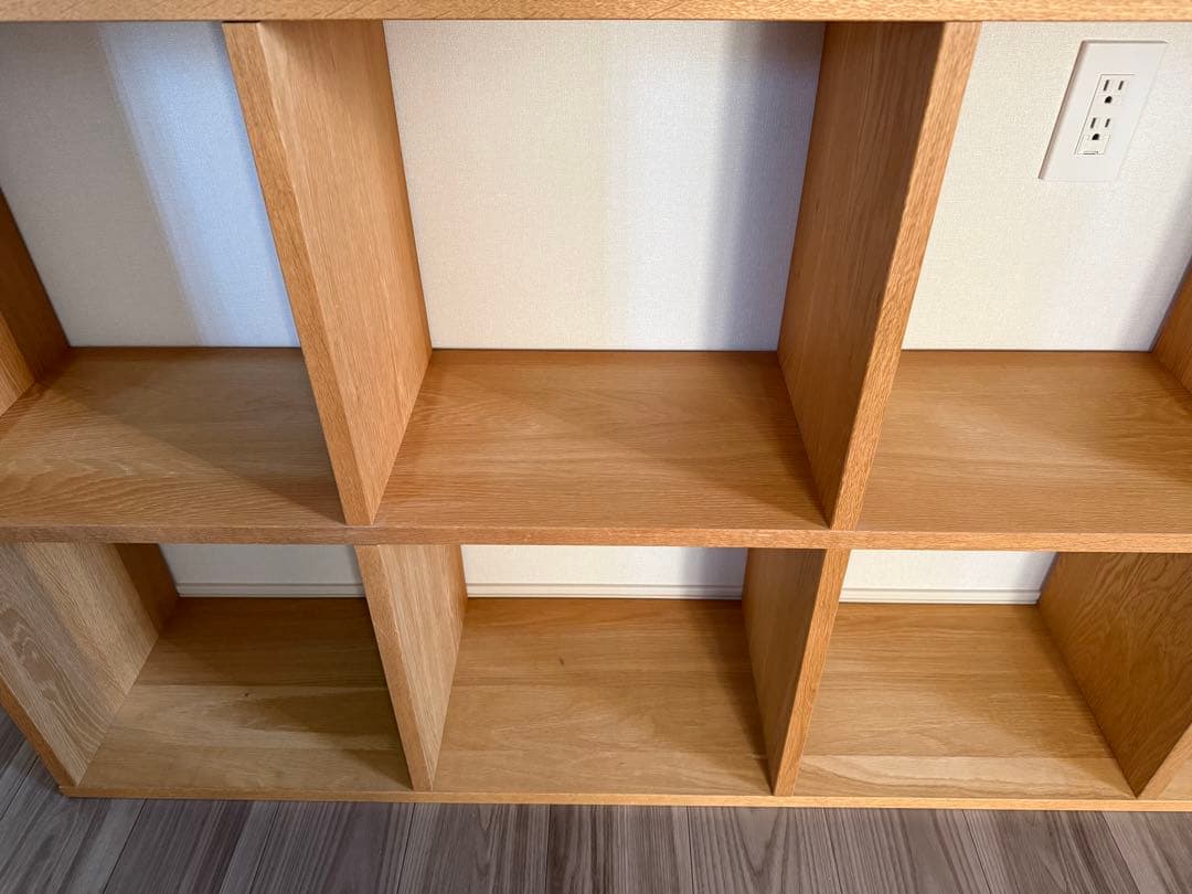 無印良品｜スタッキングシェルフセット・５段×２列・オーク材