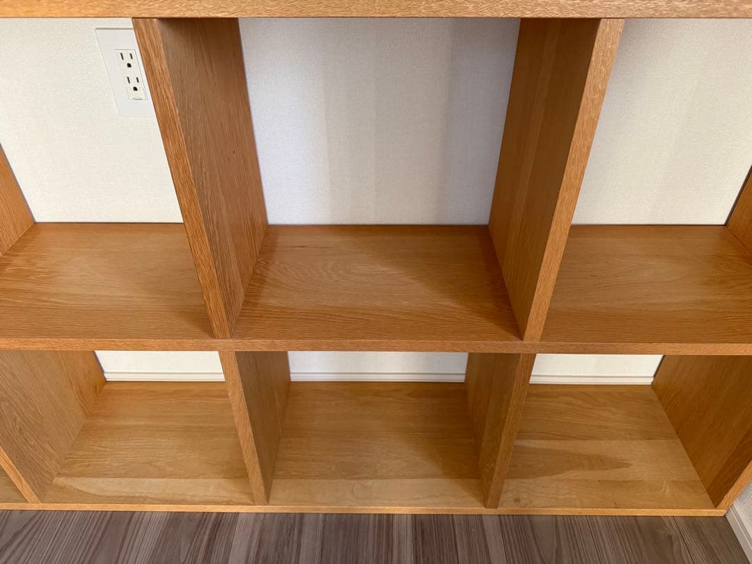 無印良品｜スタッキングシェルフセット・５段×２列・オーク材