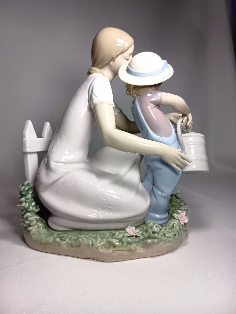 リヤドロ ママのお手伝い 美品 希少品 8028 箱付き 置物-通販公式