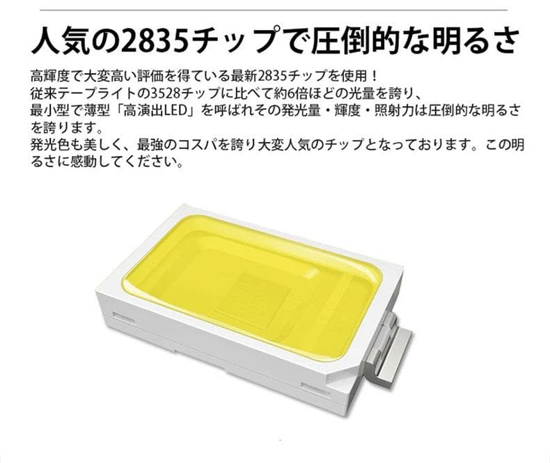 RGB 320°発光EL ledテープライト 10m 100V 120SMD/M