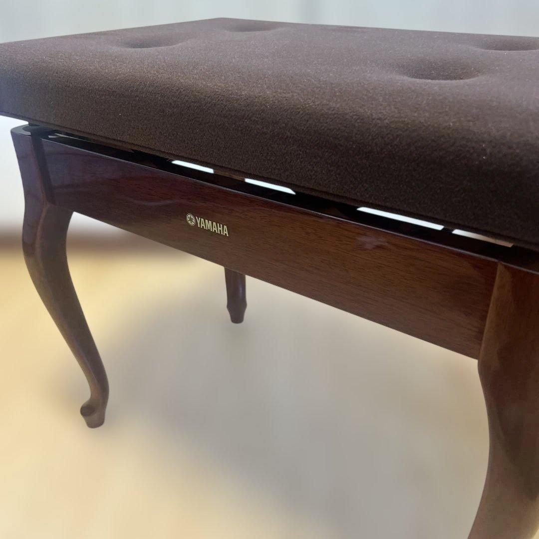 極美品】YAMAHA ピアノ付属椅子 木目 猫脚 マホガニー