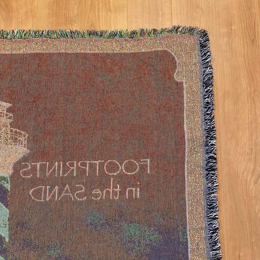 美品】灯台 ゴブラン織 ヴィンテージラグ タペストリー タグ付 136×114