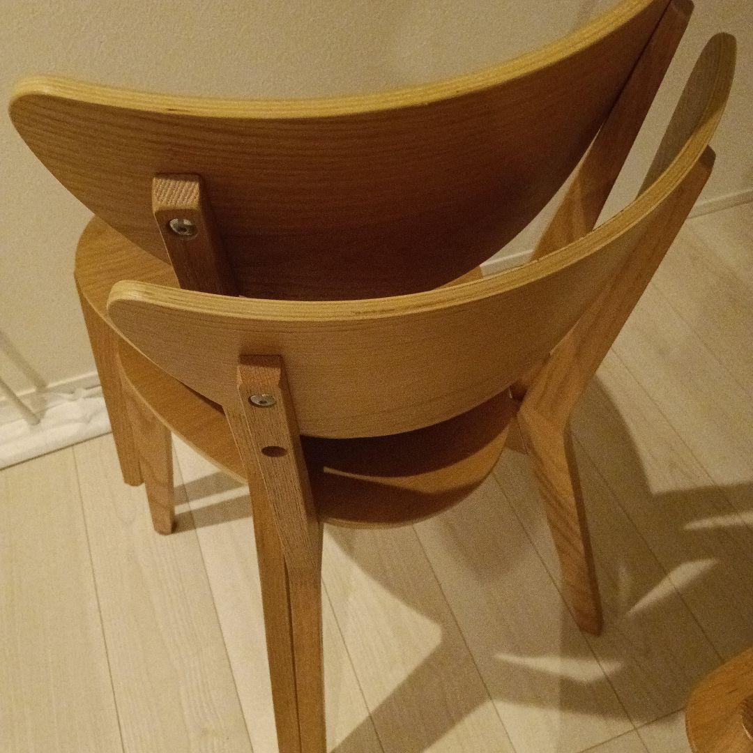 イケアNORDMYRA ノールドミーラダイニングチェアナチュラルウッド 2脚‼️