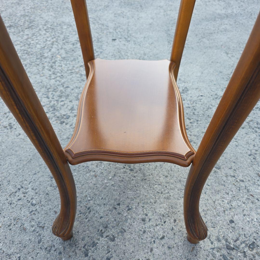 【美品】アンティーク家具　大理石調　猫脚 コンソール 台　テーブル レトロ