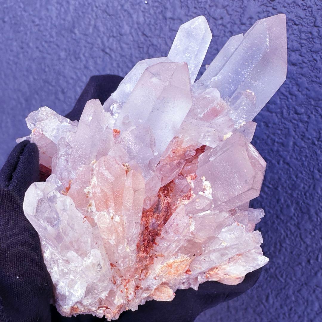 爆レア❗️浄化❗️超綺麗♡超強いパワー ピンク ヒマラヤ クラスター天然石A1522