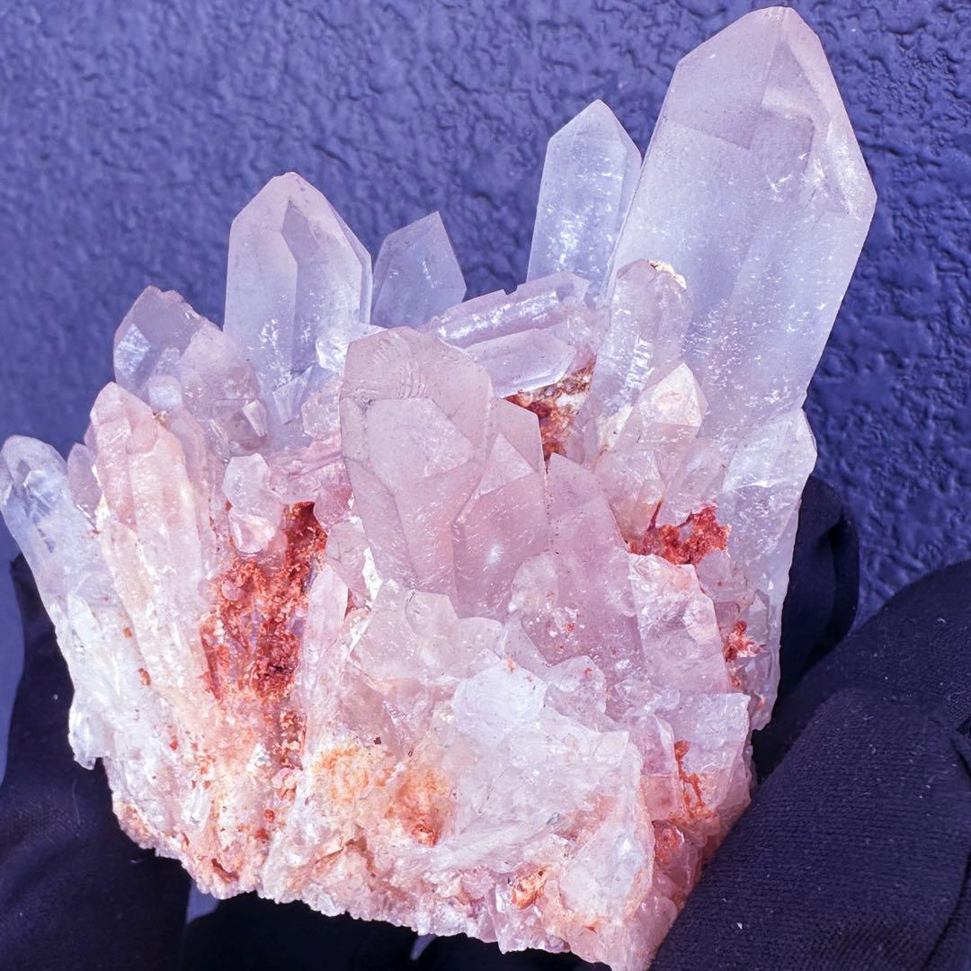 爆レア❗️浄化❗️超綺麗♡超強いパワー ピンク ヒマラヤ クラスター天然石A1522