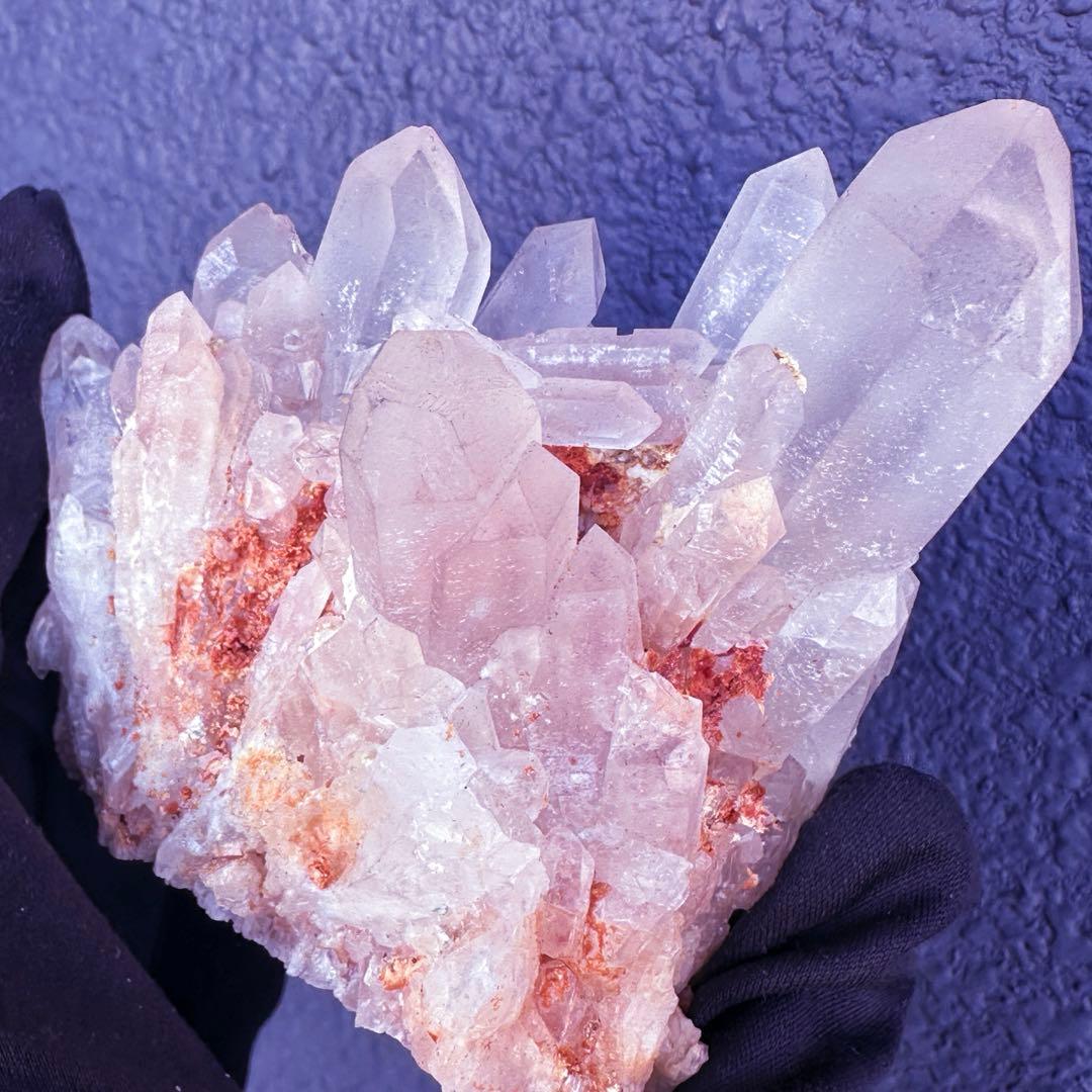 爆レア❗️浄化❗️超綺麗♡超強いパワー ピンク ヒマラヤ クラスター天然石A1522