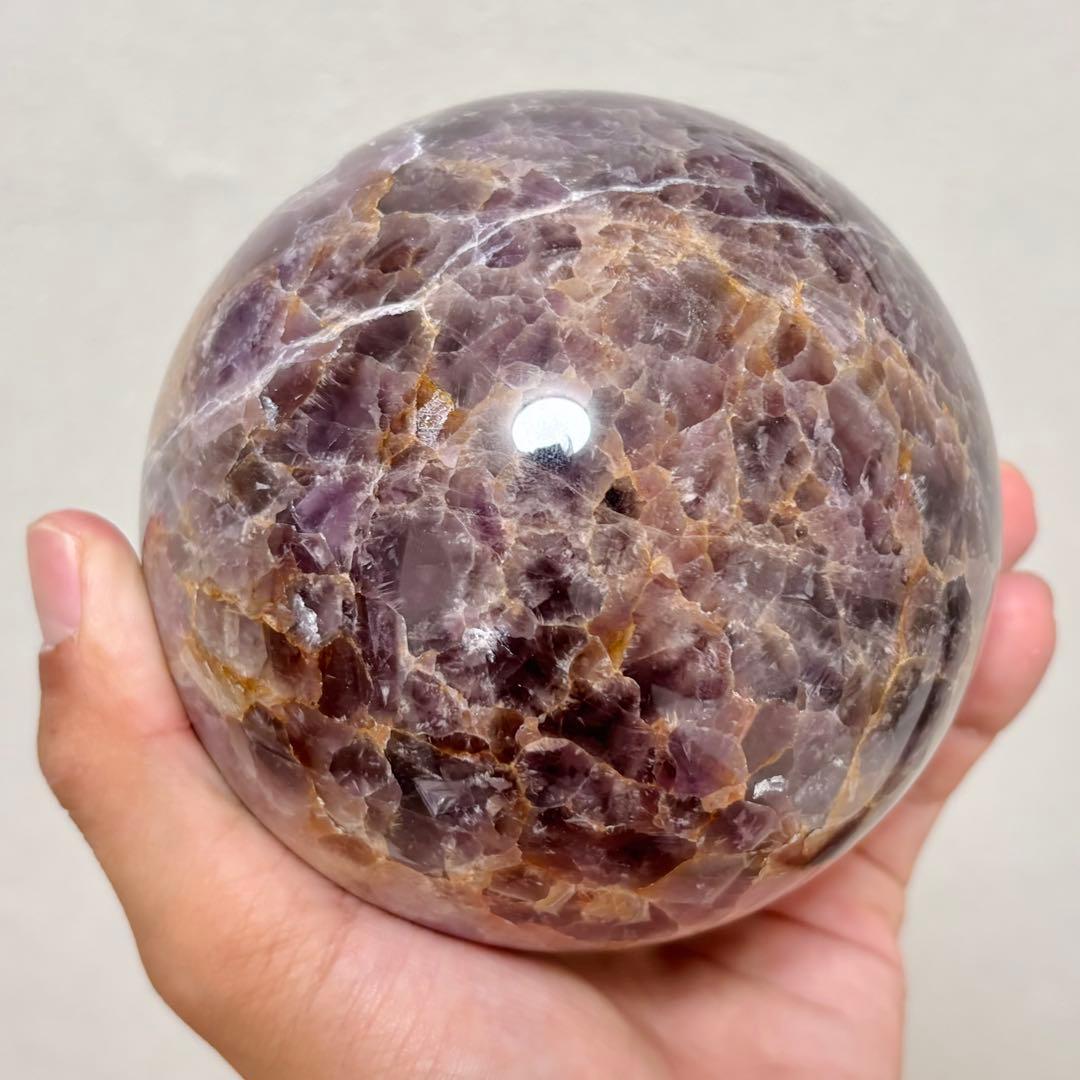 アメジスト 紫水晶 特大 スフィア 丸玉 パワーストーン 天然石 風水
