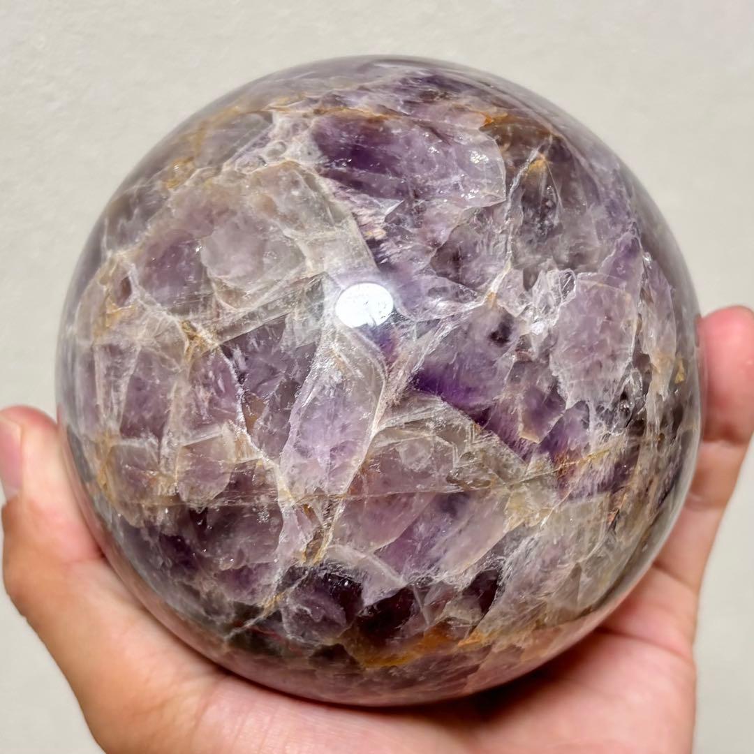 アメジスト 紫水晶 特大 スフィア 丸玉 パワーストーン 天然石 風水