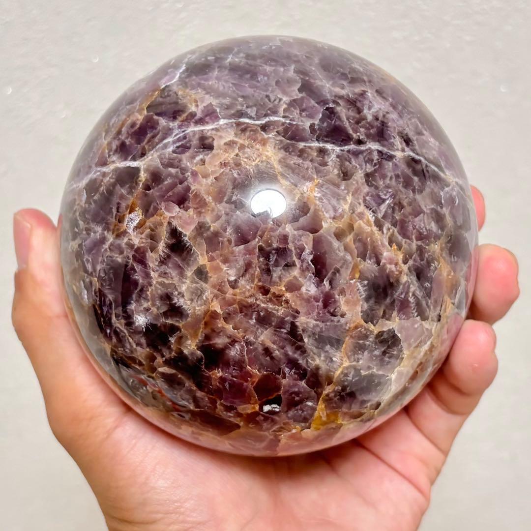 アメジスト 紫水晶 特大 スフィア 丸玉 パワーストーン 天然石 風水