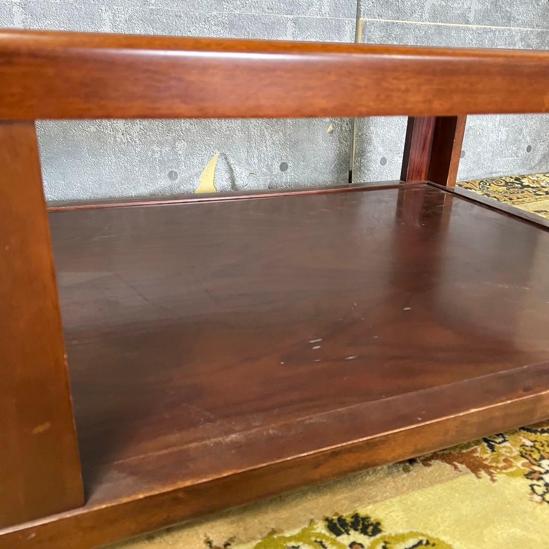 ꧁FUJI FURNITURE 冨士ファニチア꧂ガラステーブル センター ロー