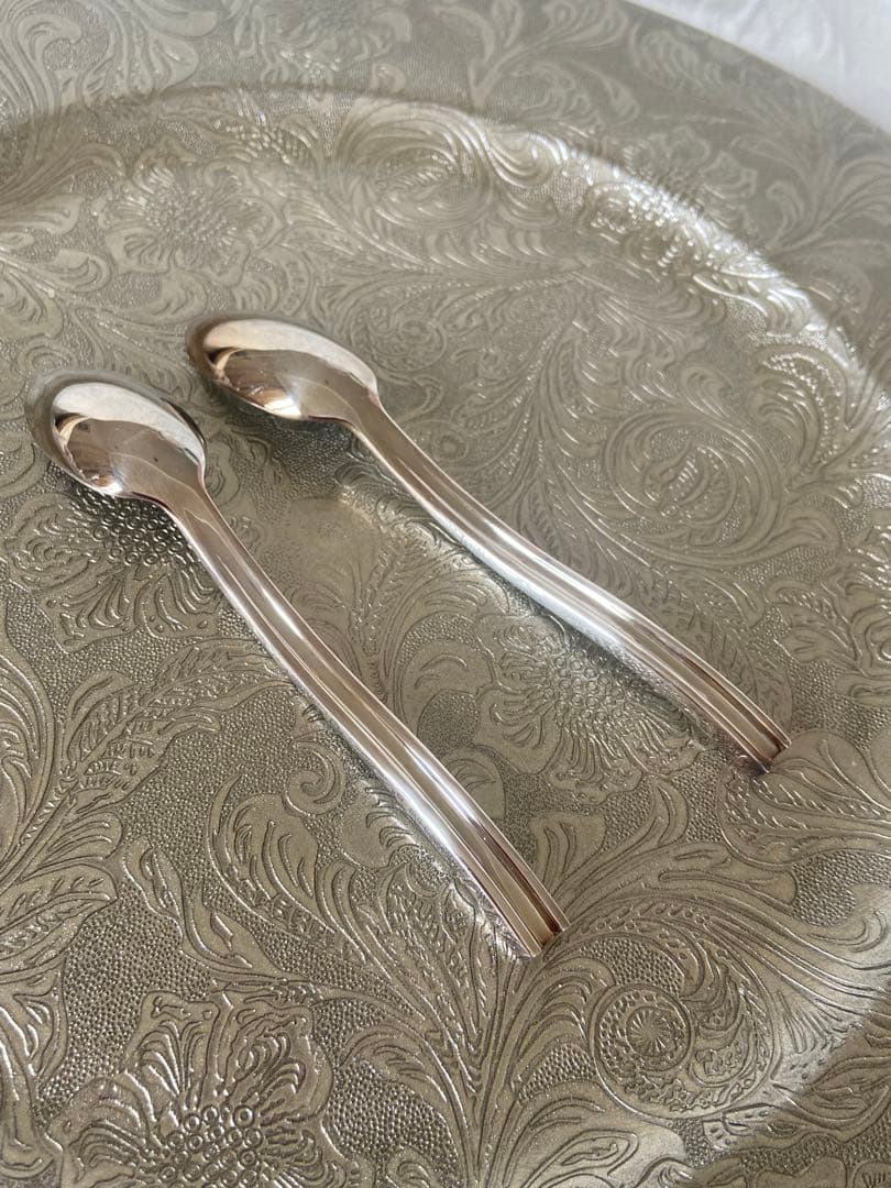 エルメス　オンドOnde 「波」Hスプーン　 ティー＆コーヒースプーン