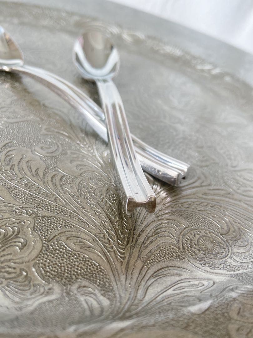 エルメス　オンドOnde 「波」Hスプーン　 ティー＆コーヒースプーン