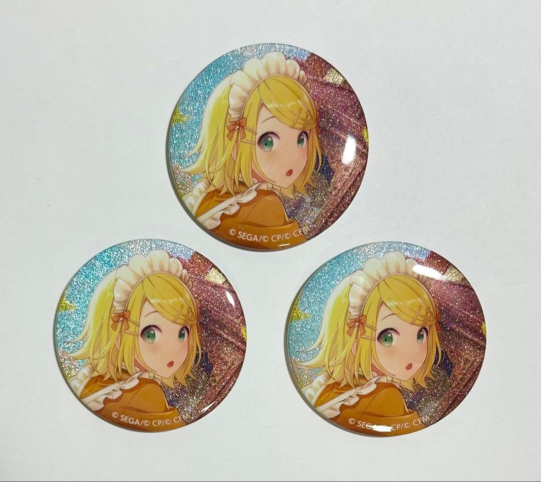 プロセカ グリッター缶バッジ 48c 鏡音リン - メルカリ