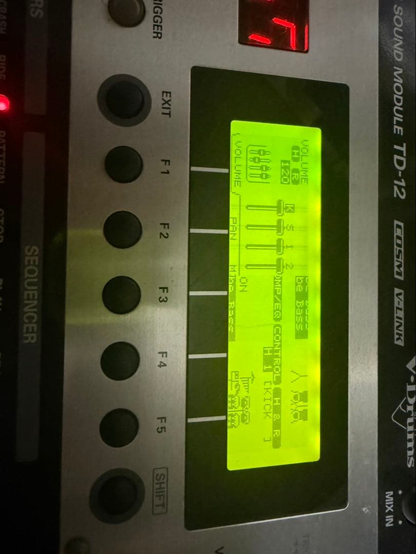 Roland 電気ドラム TD-12 モジュール ローランド ジャンク品