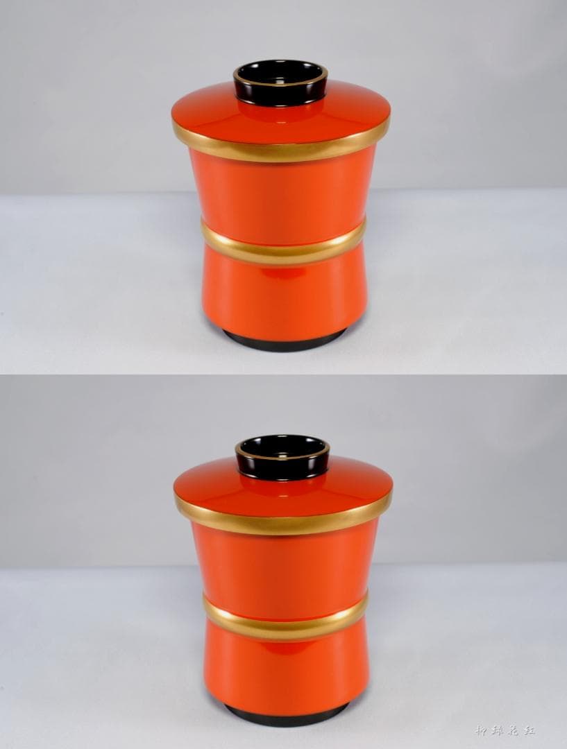 松斉 輪島塗 杵形 箸洗 五 共箱 前田松斉 懐石道具