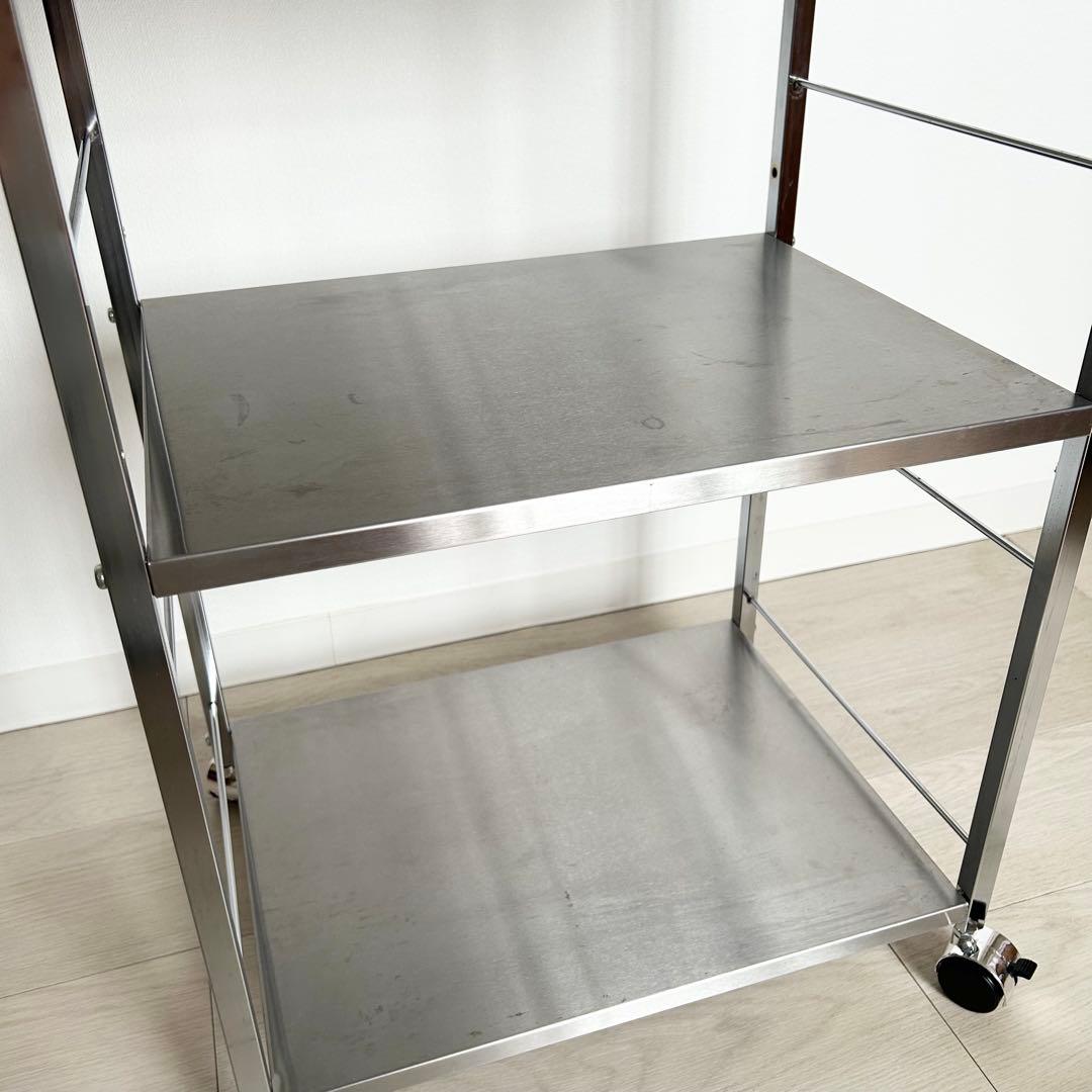 ステンレス　ワゴン　作業台　ディノス　収納カート