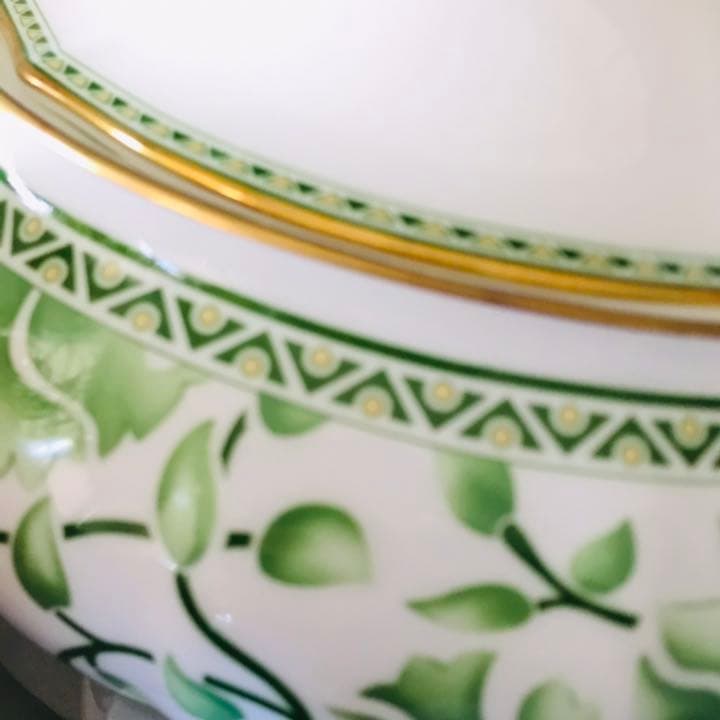 リチャードジノリ　グリーンフラワー　チューリン