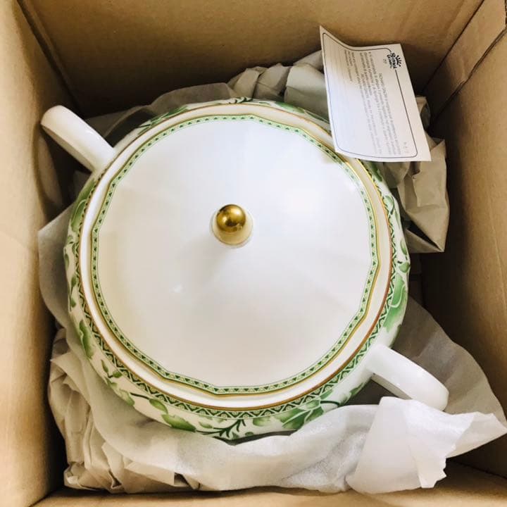 リチャードジノリ　グリーンフラワー　チューリン