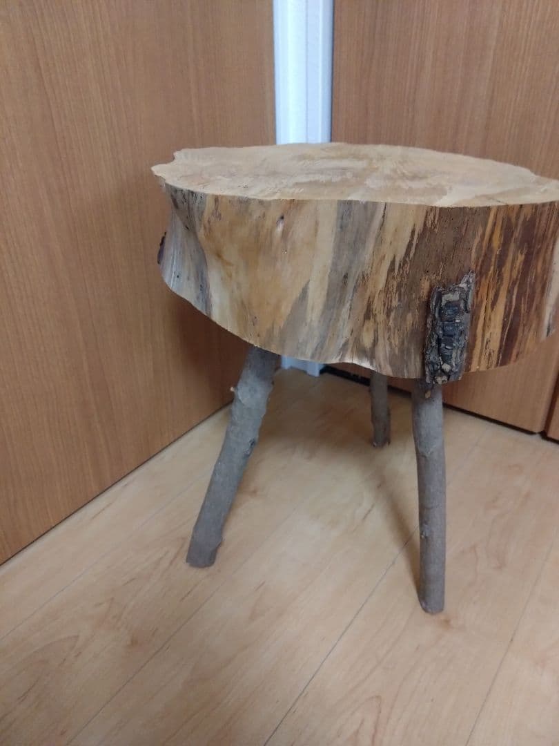 木製ナチュラルスツール
