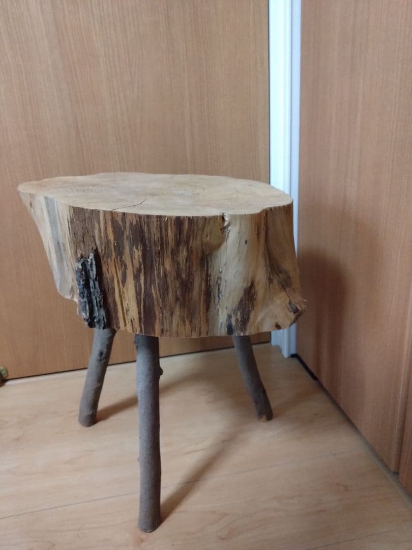 木製ナチュラルスツール