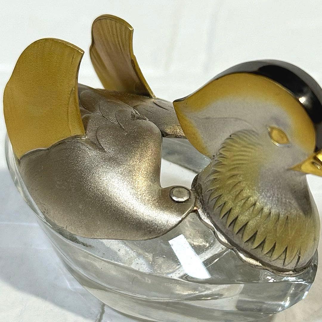 純銀製】 銀座和光 WAKO 鴛鴦 おしどり 調味料入れ 2点セット 刻印有