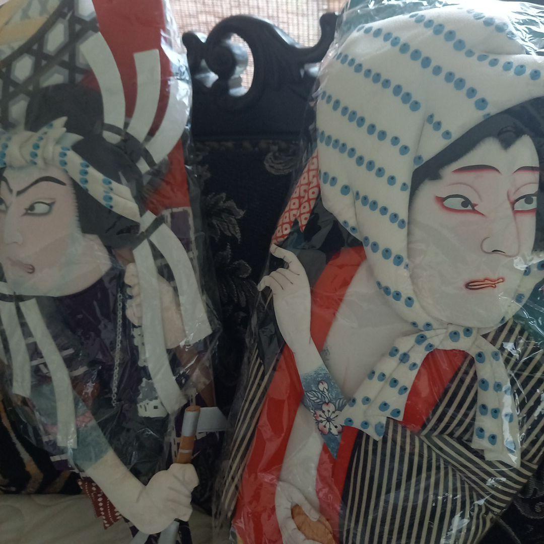 大型羽子板2枚(お正月飾り)高さ60cm