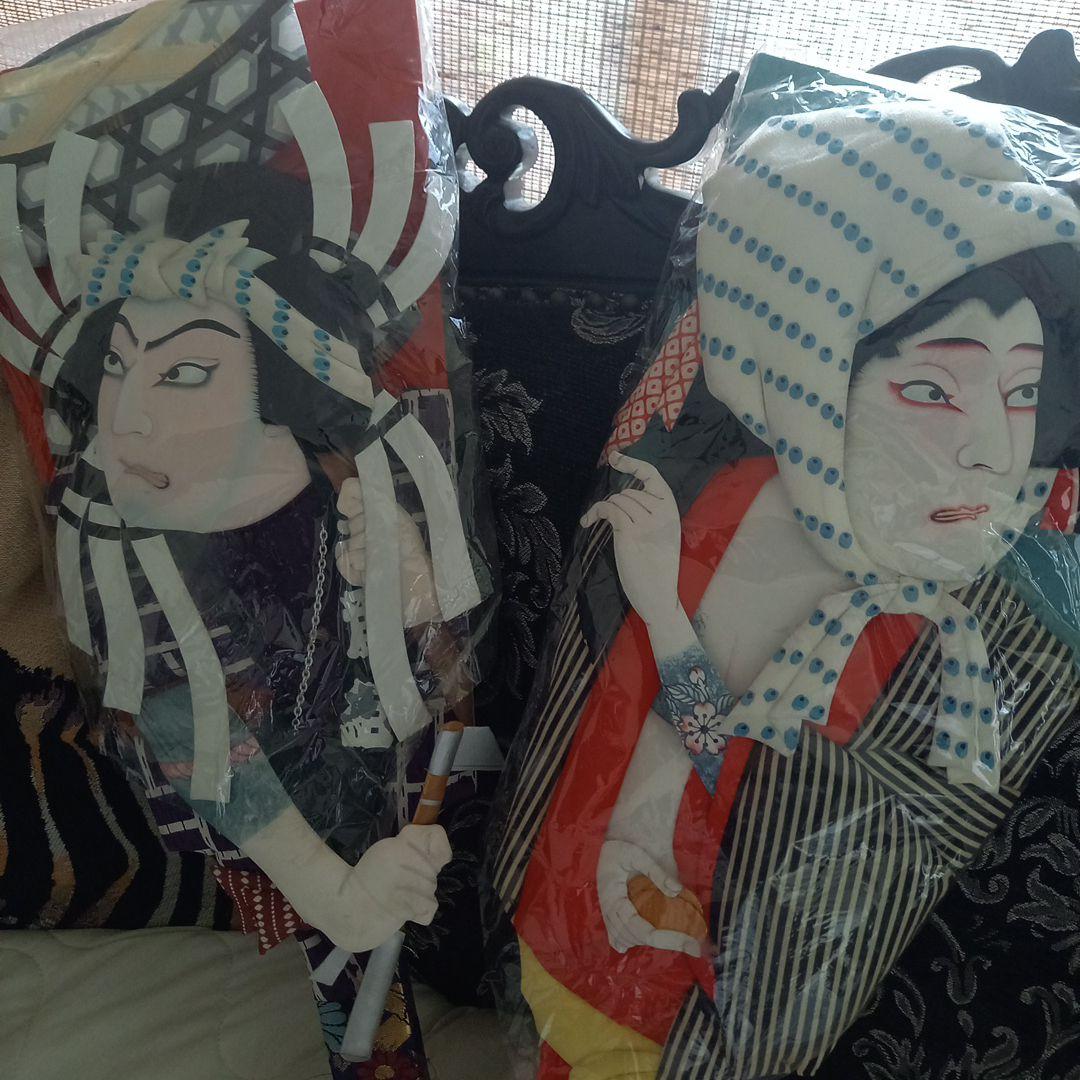 大型羽子板2枚(お正月飾り)高さ60cm