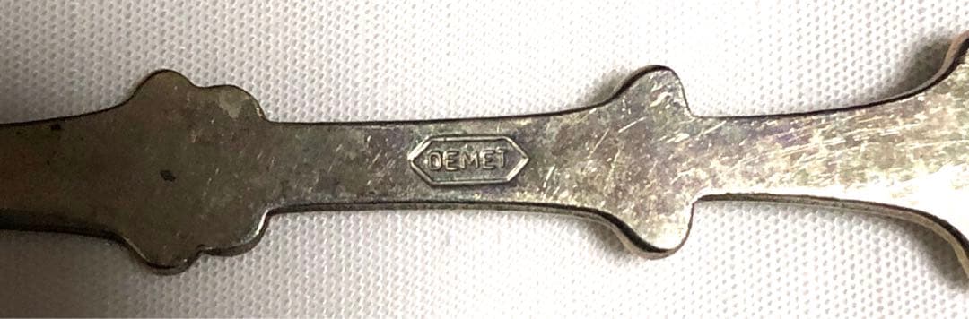 70' ヴィンテージスプーンDEMET製造 デルフト焼き オランダ - メルカリ