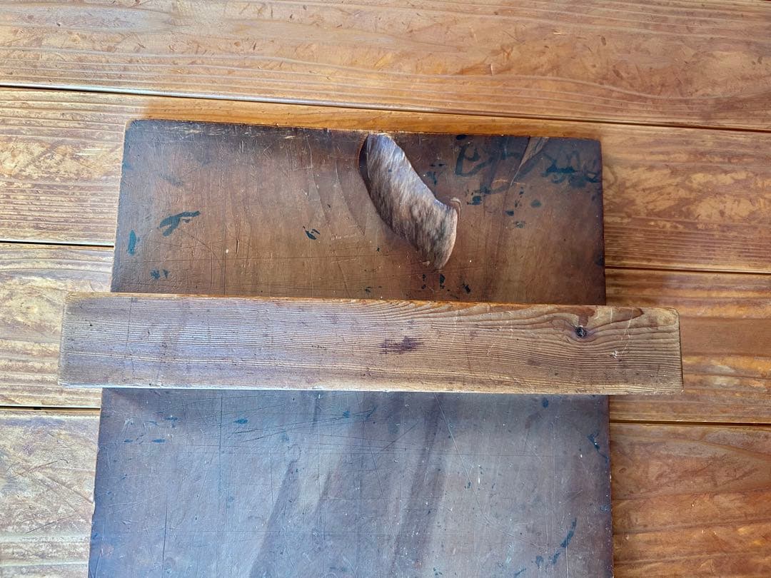 一枚板　和装裁ち台　花台 飾り台 古道具