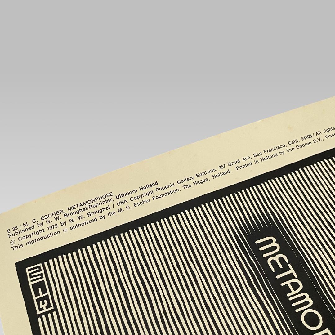 70s【M.C.エッシャー】ヴィンテージ ポスター4枚セット