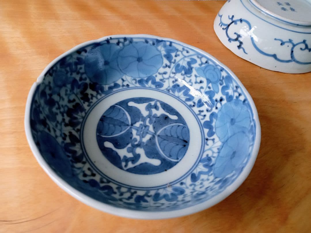 古い　伊万里　染付　なます皿 10枚セット