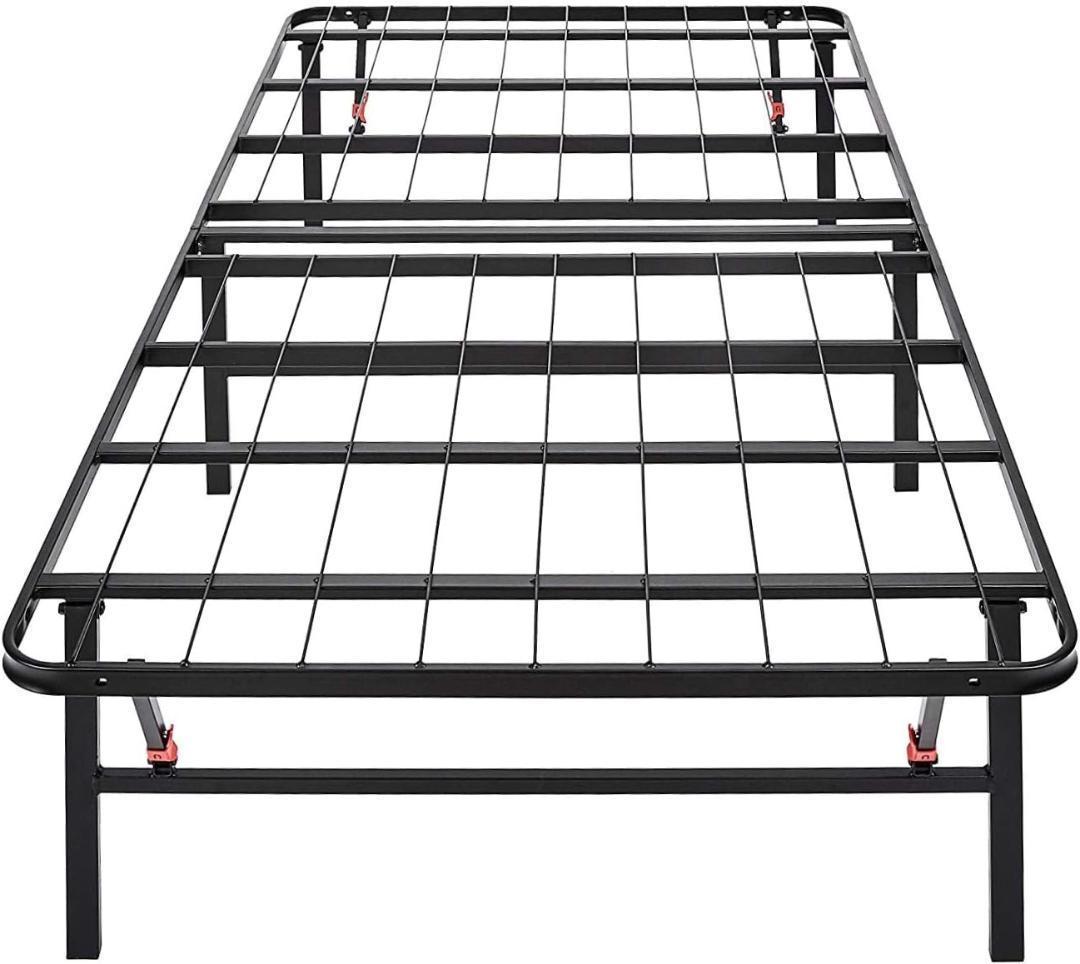 Amazonベーシック ベッド フレーム シングル 簡単組立て メタル ブラック