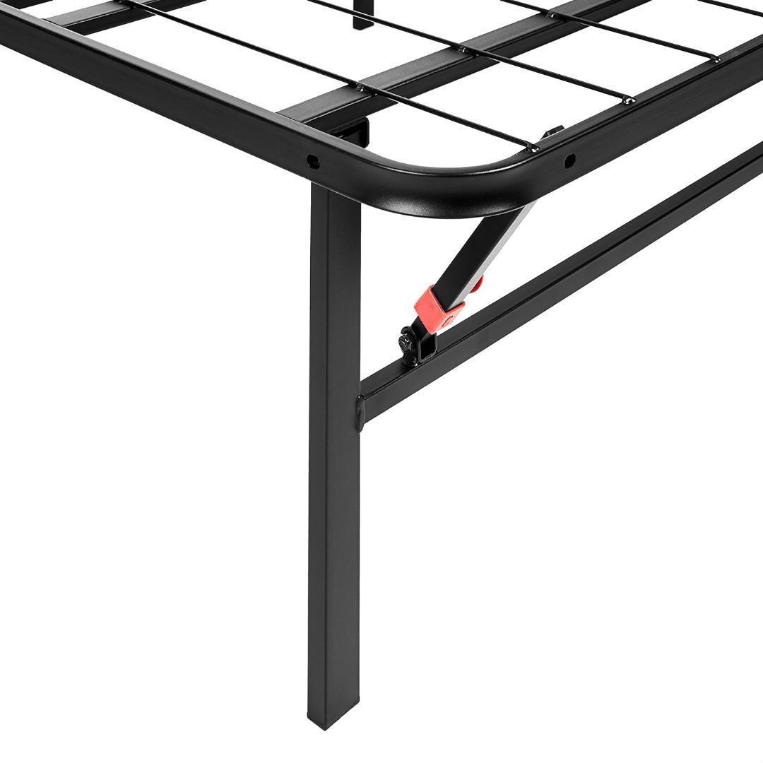 Amazonベーシック ベッド フレーム シングル 簡単組立て メタル ブラック